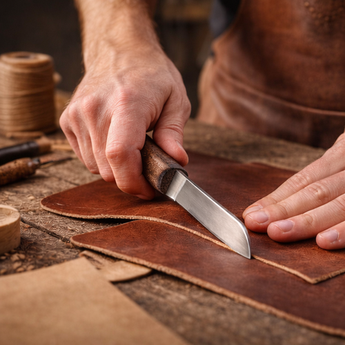 BKB Utility Knife – Wooden Handle | Precision Craft Tool