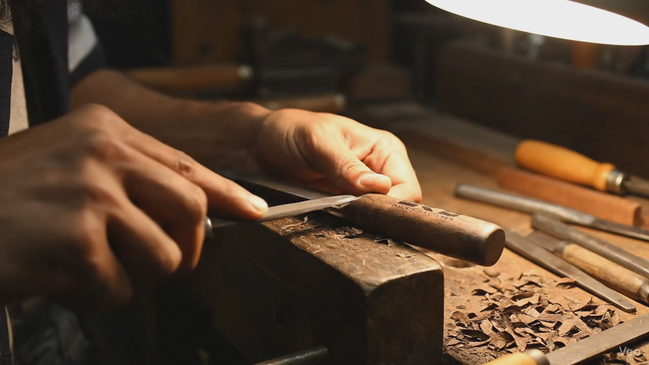 BKB Utility Knife – Wooden Handle | Precision Craft Tool